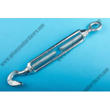 Factory Supplier Carbon Steel Galvanized Us Type Wire Rope Turnbuckle for Marine